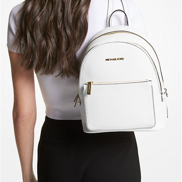 MICHAEL KORS ADINA MEDIUM BACKPACK OPTIC WHITE COLOR - Picture 2 of 16